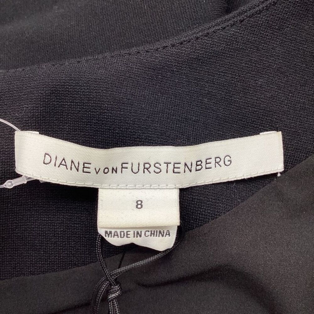 Diane Von Furstenberg Yvette Mini Dress In Silver Acrylic - Picture 5 of 7
